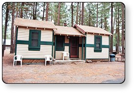 Stay in our Hat Creek cabins for extra luxury on your next Hat Creek camping trip.